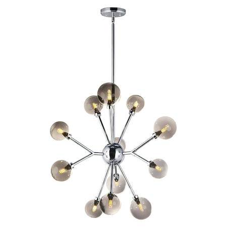 Et2 Asteroid 12-Light Led Chandelier E24825-138PC